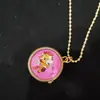 Reloj de Bolsillo Giratorio de Dibujos Animados de Venta Caliente Reloj de Bolsillo para Niños Reloj Giratorio Giroscopio del Zodiaco