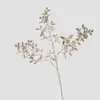 Folhas de Sândalo Imitação Douradas com Lantejoulas, Folhas de Ouro Imitação, Folhas Prateadas, Acessórios para Balde da Fortuna, Arranjo de Flores, Decoração de Casa, Suprimentos para Casamento