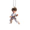 Hanger para Carro Pingente de Decoração para Casa Homemzinho Kung Fu de Rosto Plano de Acrílico Transfronteiriço