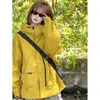 Cortavientos blanco de alta visibilidad para hombre y mujer, top para primavera y otoño 2026, chaqueta softshell a prueba de viento e impermeable