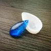 Molde de Resina de Cristal con Agujero para Colgante, Molde de Silicona de Gota de Agua para Collar, Materiales para Joyería Hecha a Mano DIY