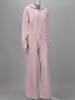 Traje de Punto con Sudadera con Capucha y Cremallera de Estilo Elegante, Pantalones de Pierna Ancha, Novedad Otoño e Invierno 2026, Europeo y Americano, Transfronterizo