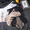 Talla Extra Gordo mm Cintura Alta Estampado Leopardo Control Abdomen Tirantes Finos Cómoda Secado Rápido Ropa Interior Transpirable Calzones Femeninos Levanta Glúteos