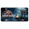 Placa decorativa de metal estaño personalizada creativa serie Jurassic en stock directo de fábrica Amazon AliExpress