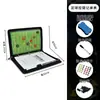 Tablero Táctico de Baloncesto Tablero del Entrenador Cuaderno Tablero de Explicación Futbol Ajedrez Tablero Magnético Tablero Magnético Bolígrafo Magnético Táctico