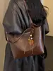 Yue Zi 2026 Outono Inicial Nova Casual Simples Grande Capacidade Para o Trabalho Moda de Alto Padrão Bolsa Tote de Ombro Único ou de Mão
