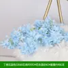 Flores Artificiales Flor Azul Materiales Boda Salón de Bodas Decoración del Hogar Rosas Artificiales Flores Falsas Flores de Plástico Venta al por Mayor