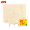 Dia das Crianças Quadro de Desenho DIY Pai e Filho Quadro de Argila Floco de Neve Pintura Graffiti Colorir Jardim de Infância Quadro de Desenho de Madeira Suporte