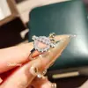 Letra Porco Anel Pequeno Q Diamante Colar Completo Diamante no Nariz Pulseira Brincos Feminino Super Brilhante Q Acessível Luxo Conjunto Cobre