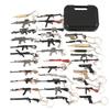 Comendo frango arma modelo liga pingente rifle Mauser Breta SVD AK47 RPK chaveiro de metal caixa