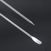 Acero Inoxidable Metal Flor Aguja Doble Cabeza Pluma de Tallado Aguja de Tallado Aguja de Decoración Electrodomésticos de Café Suministros de Café