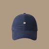 Boné de Baseball Simples Estilo Coreano para Cachorros para Meninas, Versátil para Todas as Estações, Boné Macio com Aba Larga, Chapéu de Sol que Afina o Rosto