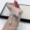 "Carta de la Marea" Collar Estilo Resort Estrella de Mar Azul Concha Perla Verano Ambiente Costero Cadena para Clavícula para Mujer