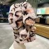 Peluche de Conejo con Estampado de Leopardo para iPhone 17 Promax Apple 16 Otoño e Invierno 15/13 Funda Cálida para Teléfono Móvil Air Adecuada