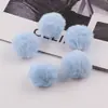 Pom-Pom Colorido Fofo de Imitação de Pelo de Coelho 30mm para Acessórios de Cabelo Feitos à Mão DIY, Acessórios para Sapatos, Chapéus e Roupas, Acessórios de Joias