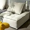 Bloco de sofá de tofu combinação apartamento unidade pequena quarto individual estilo celebridade da internet sofá preguiçoso casual minimalista italiano