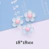 Nuevos accesorios de resina de flores frescas, funda para teléfono móvil, accesorios para el cabello, gotas de pegamento en crema DIY, parche de material hecho a mano