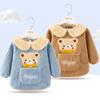 Ropa de Bebé Gruesa de Terciopelo Teddy Impermeable, Anti-Manchas y Cálida para Otoño e Invierno para Niños y Niñas, Niños Pequeños e Bebés, Monos Suaves de Aspecto Elegante