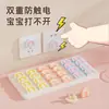 Cubierta Protectora de Enchufe Arcoíris de Dibujos Animados para Niños, Lindo Protector de Enchufe Doméstico Anti-Descarga Eléctrica para Interruptores de Corriente