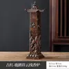 Incensário Criativo Tridimensional em Laca com um Cervo nas Nuvens, Incensário de Estilo Tradicional para Uso Interno em Casa, Queimador de Sândalo, Ornamento para Cerimônia do Chá