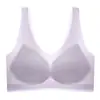 Hermoso Espalda Ropa Interior Mujer Verano Deportes Fina Muestra de Pecho Pequeño Sin Costuras Ultra-delgada Sin Aro de Acero Muestra de Pecho Grande Texto Pequeño Sujetador Estilo Camiseta