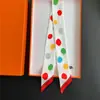 Nuevo Pañuelo Pequeño de Seda en Ángulo Estilo Francés, Elegante Chal Artístico, Cinta Decorativa, Versátil Diadema, Pañuelo Pequeño, Transfronterizo