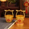 Directo de fábrica: Nueva cabeza de dragón estilo chino para atraer la riqueza con una olla de oro, una pieza decorativa para el escritorio o la entrada, adorno de regalo auspicioso
