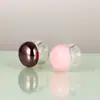 Suministro de botella cosmética acrílica transparente de 10 g con forma para crema, sin liner, botella transparente, botella cosmética para crema loción