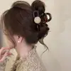 Pin de Pinza de Tiburón de Mezclilla con Lazo Simple Estilo Ins Coreano para Mujer 2025 Nuevo Pinza para el Cabello de Gama Alta Dongdaemun
