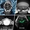 Zhang Zhilin de Star patrocina la marca Oli, comercio exterior, cronógrafo popular, luminoso, impermeable, de cuarzo, reloj para hombre, reloj para hombre