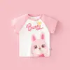 Roupas Infantis Duoxiluka Camiseta de Manga Curta de Verão para Meninos e Meninas Algodão Puro Top de Bebê Cardigan Peça Única Cabelo