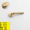 Ventas Directas de Fábrica Nórdico Lujo Ligero Latón Manija para Puerta de Gabinete Cajón Gabinete para Vinos Sencillo Oro Francés Manija de un Agujero