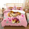 Venta Caliente Dibujos Animados Equipo de Aventura Ladrando Juego de Ropa de Cama con Estampado Digital de Dibujos Animados
