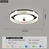 Luminária de Teto para Quarto Principal Quarto de Estudo Segundo Quarto Luminárias Luxo Leve High-End LED de Espectro Completo Proteção Ocular Névoa de Nuvem Iluminação Minimalista