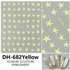 Calcomanías para Uñas de Estrella de Cinco Puntas de Celebridad de Internet Clásico Blanco y Negro Color Puro Recortadas Calcomanías de Estrella Decoración de Uñas DIY con Dorso Adhesivo