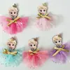 Fabricante de Tocado de Tul con Corona Temática de Frozen, Pinzas para el Cabello de Niña con Lazo, Pasadores para el Cabello de Niños de Princesa Elsa