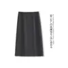 Elegante Falda Estilo Traje para Mujer, Nueva Falda de Cintura Alta Adelgazante Línea A para Verano 2026, Falda Lápiz Recta Sencilla