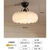 Lámpara de Techo para Dormitorio de Espectro Completo Crema Antigua Moderna Simple Lámparas para Habitación Estudio Iluminación de Protección Ocular de Espectro Completo