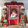 Amazon Transfronteiriça Nova Decoração de Natal Pendente de Porta Decoração de Feriado Cortina de Porta de Natal Pingente Suprimentos para Decoração de Festa
