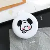 Pente de Almofada com Estampa de Expressão de Filhote de Cachorro Estilo Mini Portátil com Espelho Pente Dobrável Pente Massageador Fofo para Levar por Aí