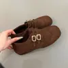 Primer Encuentro Ji Zapatos Planos de Cuña Oculta Tallados Retro para Mujer Otoño 2026 Nuevo Estilo Estilo Británico Zapatos Negros Pequeños de Cuero