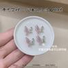 Popular Qiansi Mengdie Zirconia Diamante Acabado Arte de Uñas Mariposa de Ala Fina Super Brillante de Doble Capa Diamante Decoración para Uñas