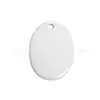 Colgante de cerámica de transferencia térmica Colgante de cerámica navideña Colgante navideño redondo de 3 pulgadas Colgante decorativo Colgante pequeño navideño