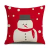 Fronha Estilo Natalino Moda Impressão Digital Sem Cor Almofada Personalizada Casa Sofá Sala de Estar Decorativa Costas