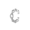 Clip para oreja de cadena hueca de plata esterlina S925 ins hebilla para oreja sin perforación de alta calidad para combinar con todo joyería para la oreja al por mayor clip para cartílago