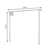 Estantería de tienda de ropa para mujer, percha de pared para tienda de ropa infantil, percha especial de acero inoxidable en negrita, perchero para exhibición de ropa en tienda de ropa