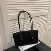 Bolsa Estampa de Leopardo, Bolsa Grande para o Dia a Dia, Bolsa Tote Simples, Bolsa de Ombro Feminina Versátil de Alto Padrão Retrô para Outono e Inverno