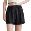 Pantalones Cortos de Seguridad de Seda de Hielo para Verano, Anti-Exposición, Pantalones Cortos Sueltos Transpirables para Mujer, Se Pueden Usar Afuera, Venta al por Mayor de Pantalones Cortos de Seguridad