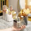Armazenamento de cosméticos avançados Caixa Mesa de acrílico transparente Rack de armazenamento de mesa Dresser Ins Classificação de estilo