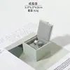 Caja de Joyería de Marco Dorado de Lujo Ligero Caja Universal para Anillos Collares Franela Perla Caja de Almacenamiento de Joyería Caja de Joyería Fina